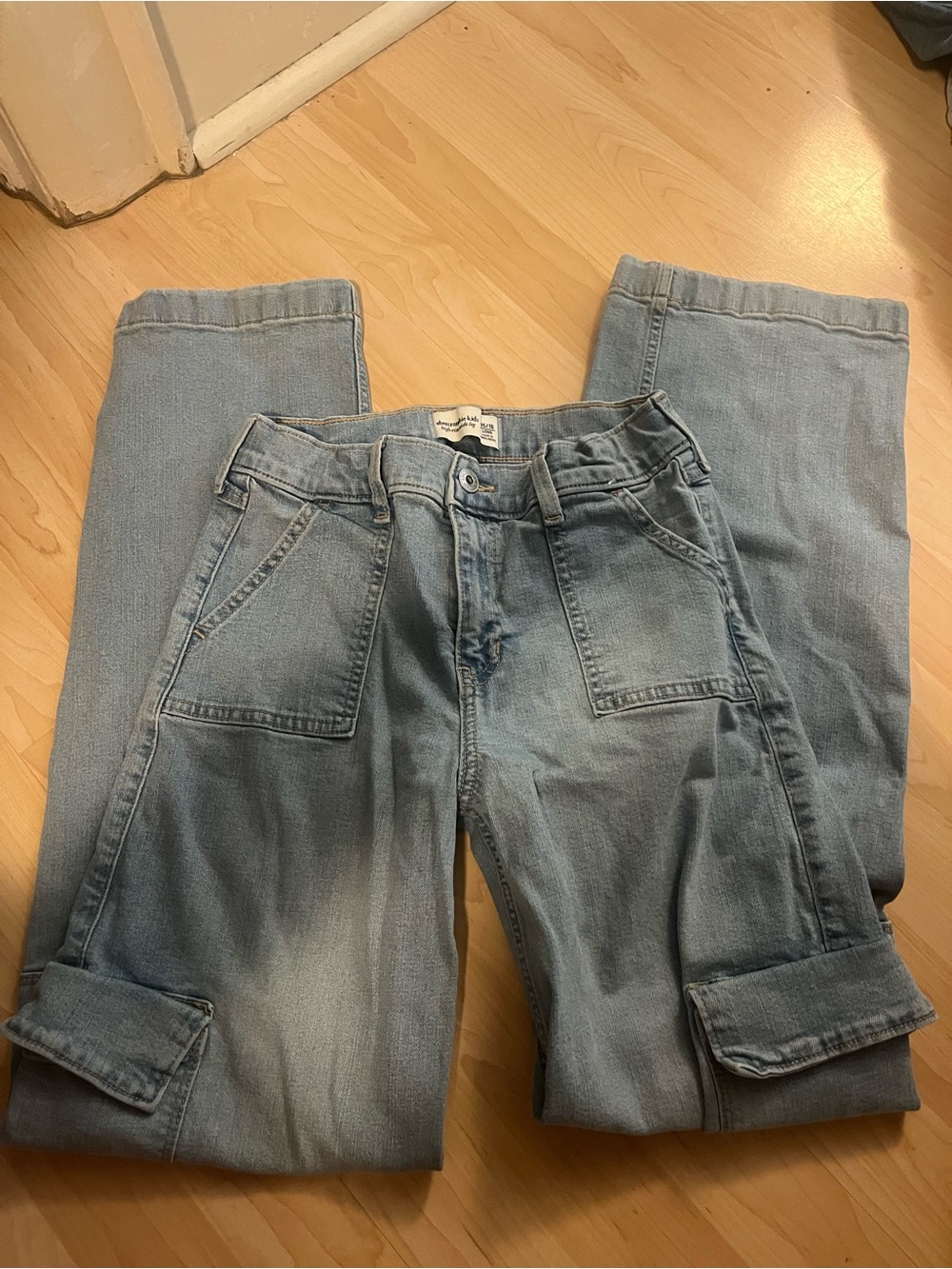 Abercrombie Kids Light Blue Relaxed Fit Men's Jeans